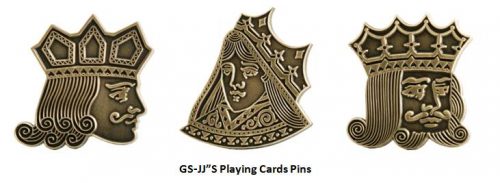 GS-JJ'S Playiny cards pins