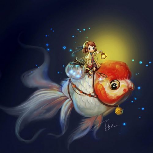 Beautiful goldfish 2024