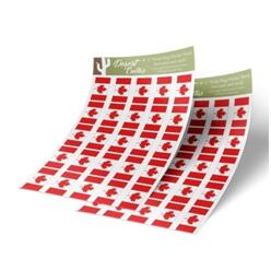 Canada Flag Sticker Sheet